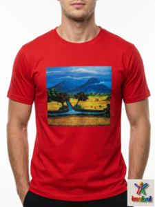 Kaos T-shirt Sablon Lukisan - RGP Collection 