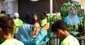 Keisya Aizatul Azzira Duta Difabel Kredibel Terlibat Aktif dalam Event Green Force Run 2026