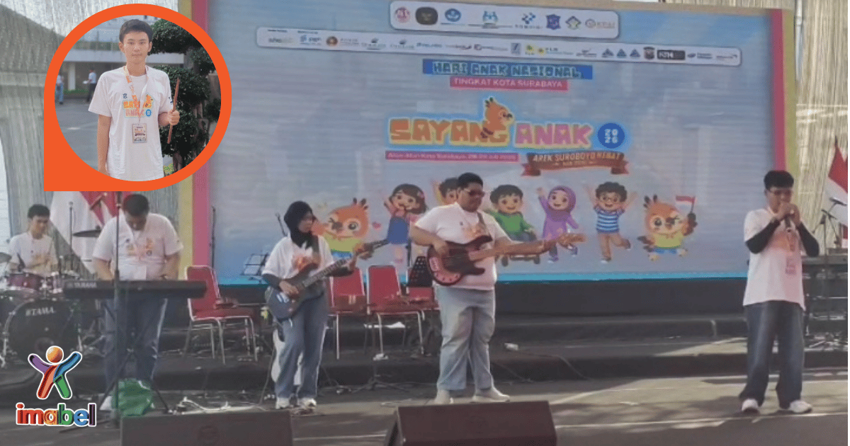 Nicholas Orrick Adrian Handono (Nicho) dan RAPres Band Tampil Memukau di Balai Pemuda Surabaya: Band Istimewa Meriahkan Hari Anak Nasional